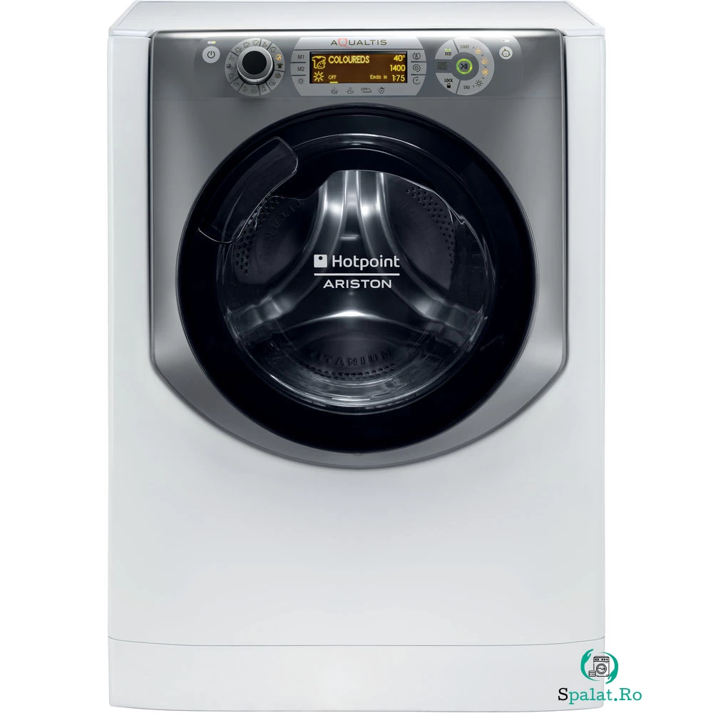 Masina de spalat rufe cu uscator Hotpoint AQD970D49EU/B, 9 kg spalare / 7kg uscare, 1400 rpm, Clasa A
