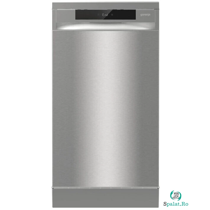 Gorenje Masina de spalat vase GORENJE GS541D10X, 9 seturi, 5 programe, Latime 44.8 cm, Clasa D, Argintiu