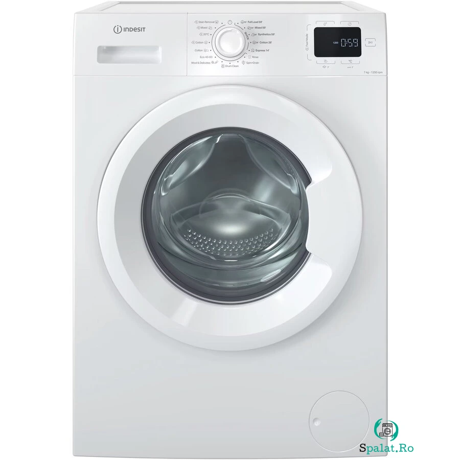 INDESIT Indesit IM 762 MY TIME EE Washing machine, A, Front loading, Washing capacity 7 kg, 1151 RPM, Depth 49,6 cm, White