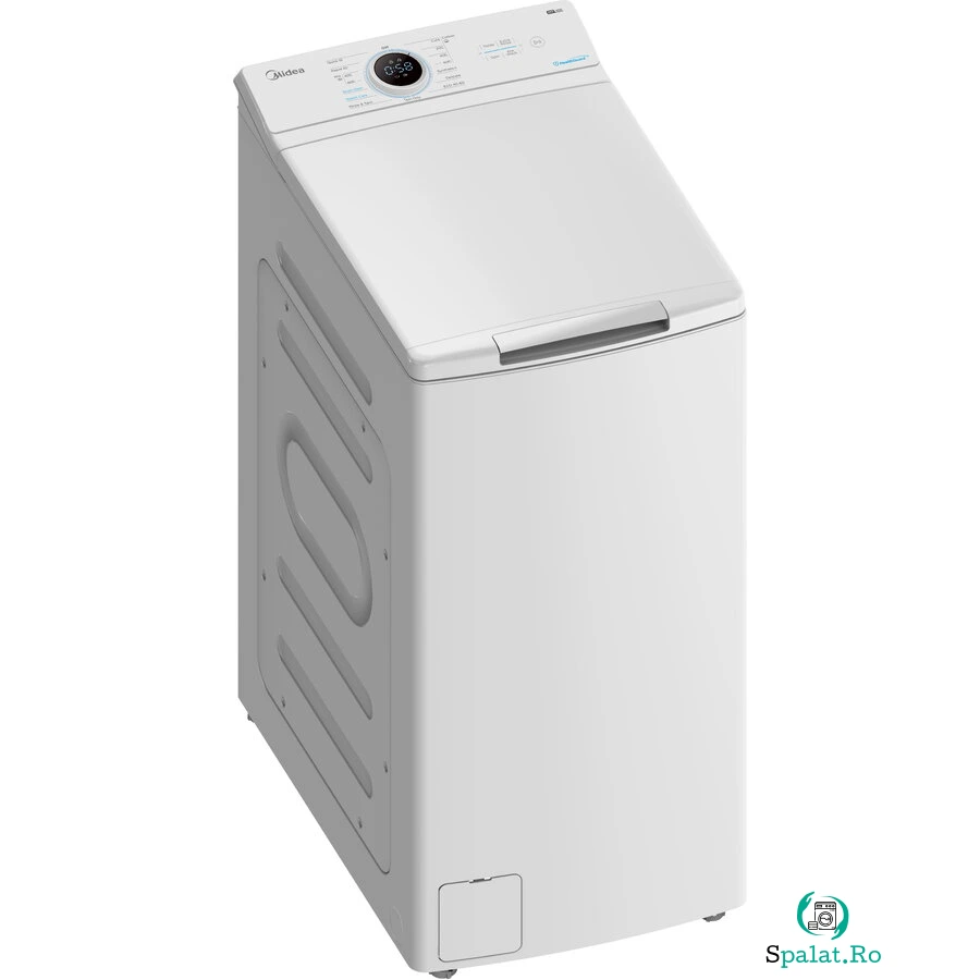 Midea Masina de spalat rufe verticala Midea, MF100T60B/W, 6 kg, 1200 rpm, 40x61cm, clasa A, Alb