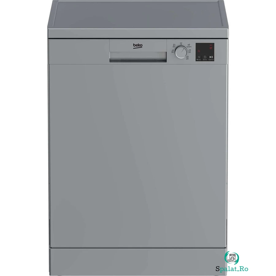 Beko Masina de spalat vase indepedenta Beko DVN05320S, 13 seturi, 5 programe, Clasa E, 60 cm, argintiu