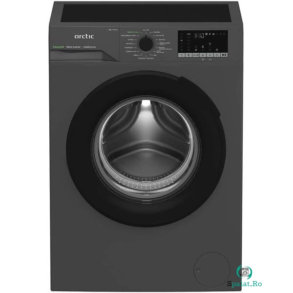 Arctic Masina de spalat rufe frontala ARCTIC APLM2WFSU28411A, ExtraSteam, 8 kg, 1400rpm, Clasa A, antracit