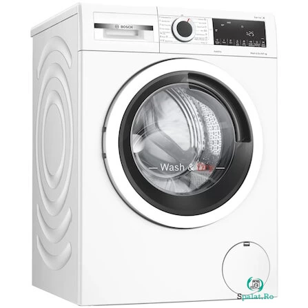 BOSCH Masina de spalat rufe cu uscator Bosch WNA13400BY, 8 kg spalare, 5 kg uscare, 1400 RPM, Clasa C, EcoSilence Drive, AutoDry , ActiveWater Plus, Alb