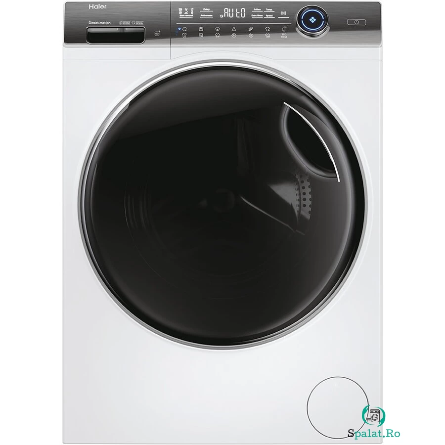 HAIER Masina de spalat rufe frontala slim HAIER HW90-B14979TU1, Steam, 9 kg, 1400rpm, Clasa B, Alb