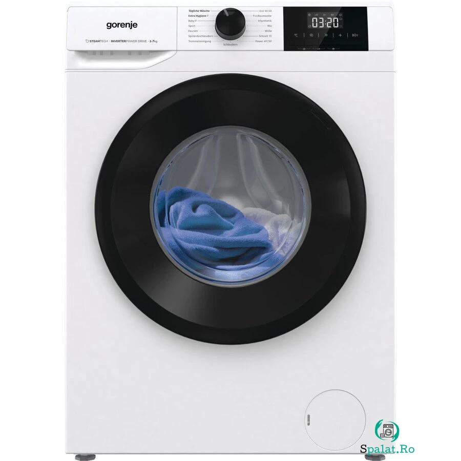 Gorenje Gorenje W3NGPI72SBS Washing machine, B, Front loading, 7 kg, 1200 RPM, Depth 43.5 cm, White