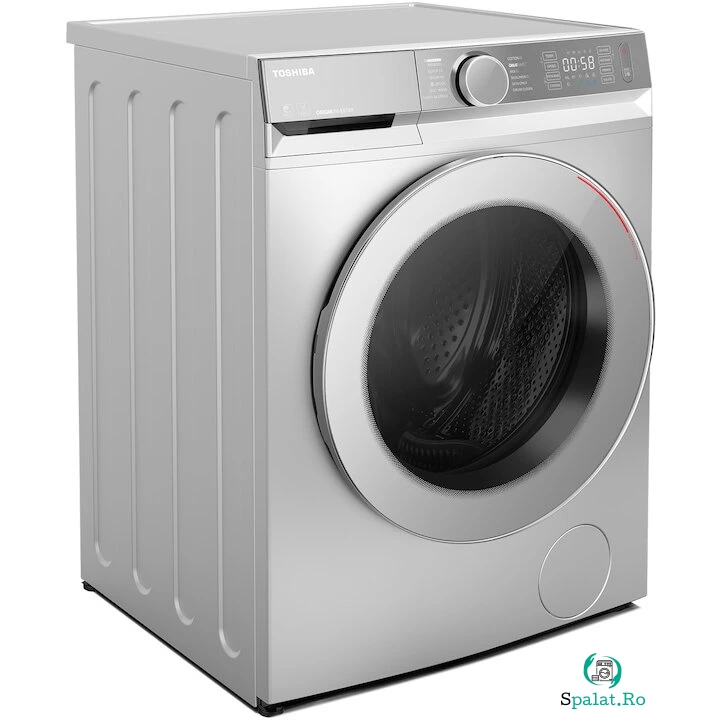 Toshiba Masina de spalat Toshiba TW-BK100GF4, 9 kg, 1400 RPM, Clasa A, Motor Inverter, Functie Abur, Tehnologie UFB, Wi-Fi, Alb la 2,478.99 lei ron