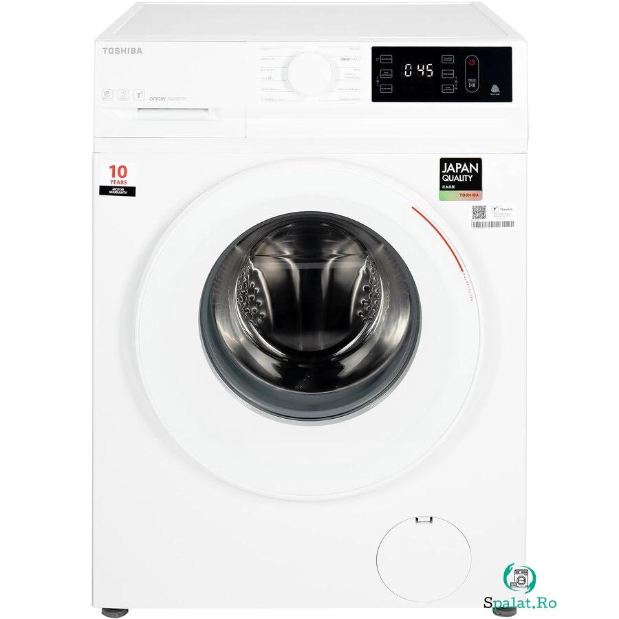 Toshiba Masina de spalat rufe Toshiba TW-BL80A2, 7 kg, 1200 rpm, Clasa B, Display, Ultra Fine Bubble, Steam Wash, Functie Wi-Fi, Alb la 1,681.99 lei ron